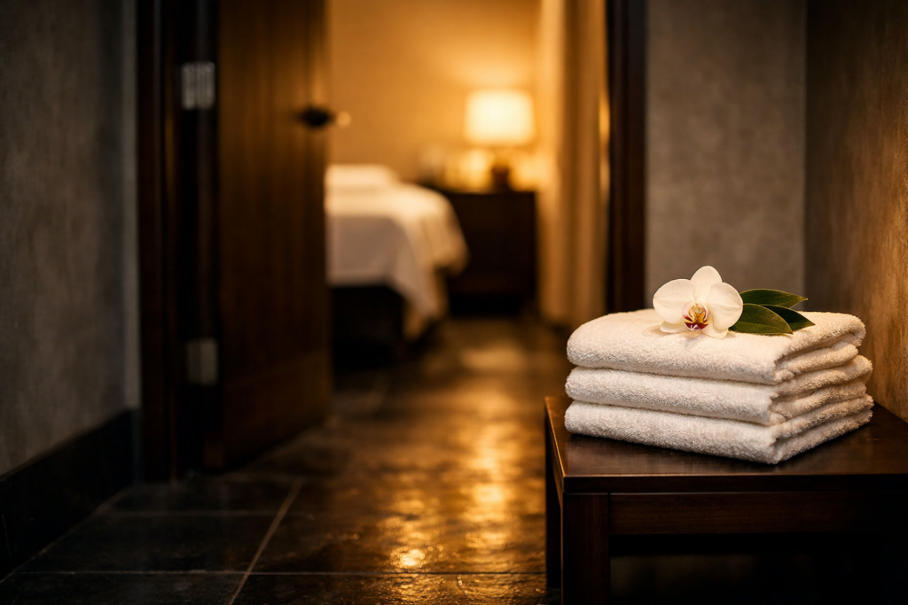 Choosing a massage spa in Dubai: U Spa Al Barsha treatment room